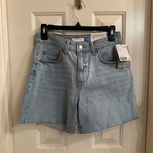 NWT H&M high waisted jean shorts- loose fit